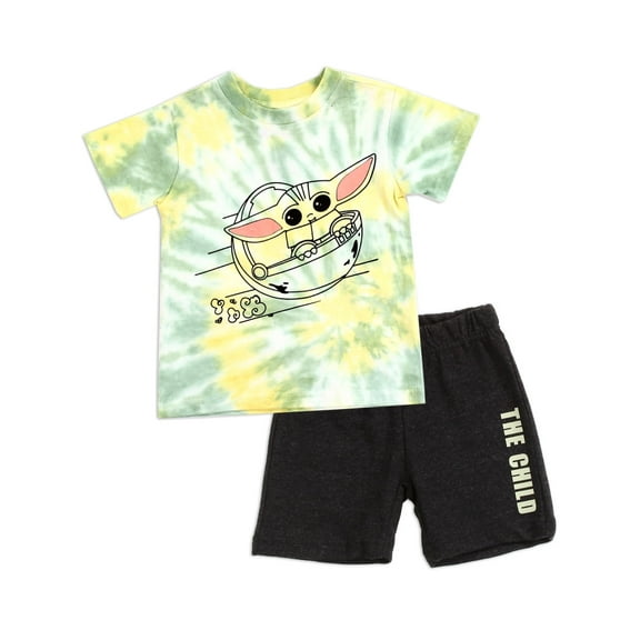 Star Wars The Mandalorian Boys' Baby Yoda Shorts Set (Baby Boys)