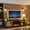 Black, variant on White TV Stand with 23" Electric Fireplace & 12-Color LED Lighting & Touchscreen