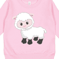 thumbnail image 3 of Inktastic Cute White Lamb Toddler Sweatshirt, 3 of 4