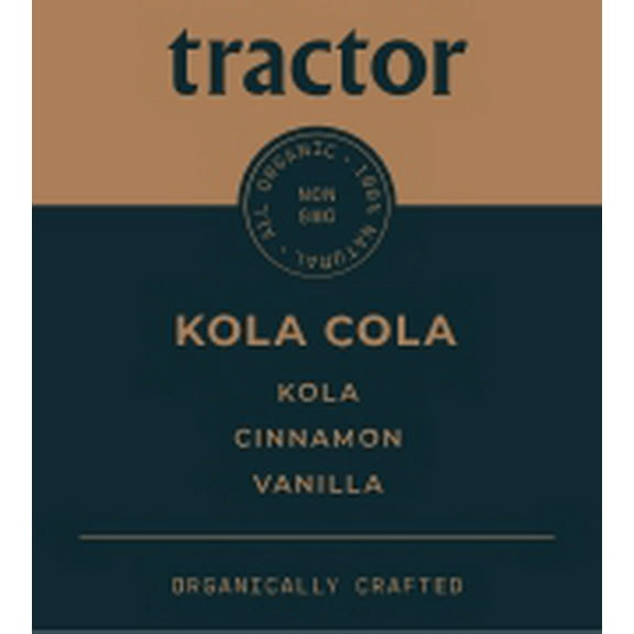 (Price/Case)Tractor Beverage Co Organic Tractor Cola Soda Syrup