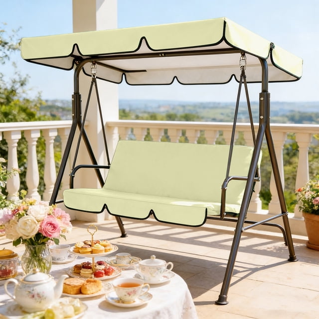 BotaniNest Outdoor Patio Shade Cover Protecting Shield For Sun And Weather Outdoor Swing