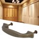 thumbnail image 4 of Tirador de cajón, manija de puerta de gabinete marrón de latón, accesorios de Hardware para muebles, 98mm/117mm98mm, 4 of 7