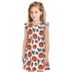 thumbnail image 1 of Fotbe Hand Drawn Tomatoes Vestido de Dormir para Niñas de 3 a 10 Años, Mangas Cortas, Estilo Princesa, Pijama Camisón con Mangas Voladas-XX-Large, 1 of 6