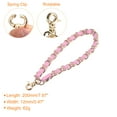 thumbnail image 2 of Cadena plana Unique Bargains de Cuero y hierro para Monedero bolso cartera embrague Rosado, 2 of 6