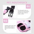 thumbnail image 4 of ADJUSTABLE ANTHINT BOZZ BOZZLE PET DOY HOQUEZO PUBLIADO PERRO TRANSPLETLE BOJA DE LA BOCA, 4 of 4
