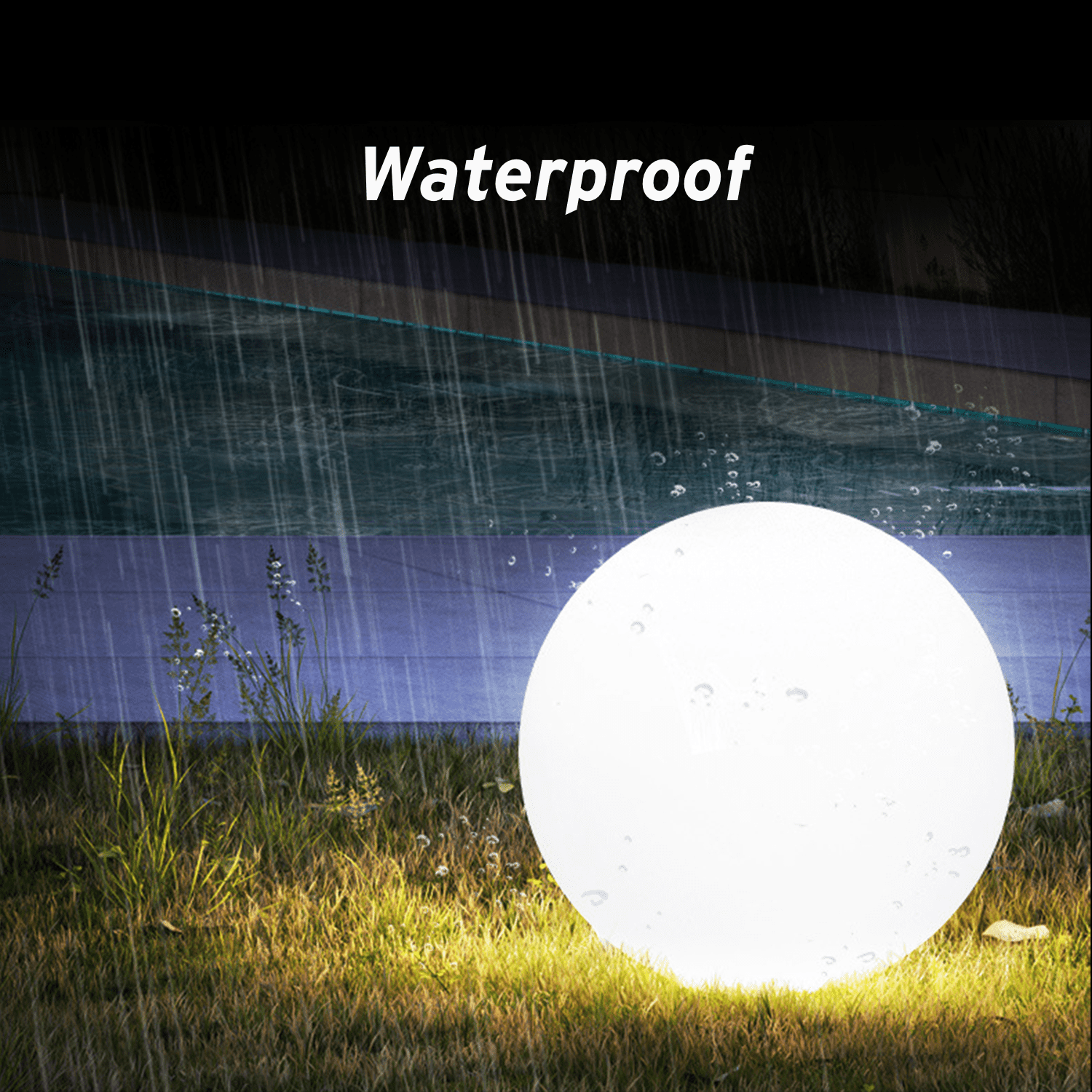 Floating Pool Light Ball 16 Colors Changing Modes Remote Control Pond LED Ball 