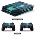 thumbnail image 2 of Decal Skin for PS4 Slim / PS4 Pro / PS4, Whole Body Vinyl Sticker Cover for Playstation 4 Console and Controller (Butterfly Ocean-1), 2 of 5