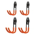 thumbnail image 3 of Miangastore Wall Storage Hook Ladder Hook Curved Design Orange PVC 4Pcs 5.7X4.5in, 3 of 9
