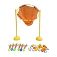 thumbnail image 3 of Bola lanzando aro de juguete de baloncesto interior por más de 18 meses niñas para niños naranja, 3 of 8