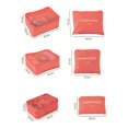 thumbnail image 2 of Organizer set for suitcases - Orange, 2 of 3