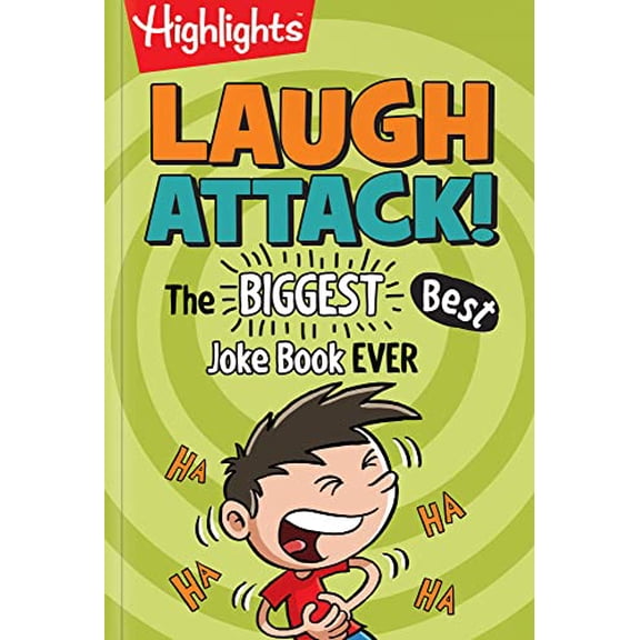 Pre-Owned Laugh Attack!: Over 1,000 Jokes for Kids, Must-Have Kids Joke Book with Knock-Knocks, Riddles, Tongue Twisters and Cartoons