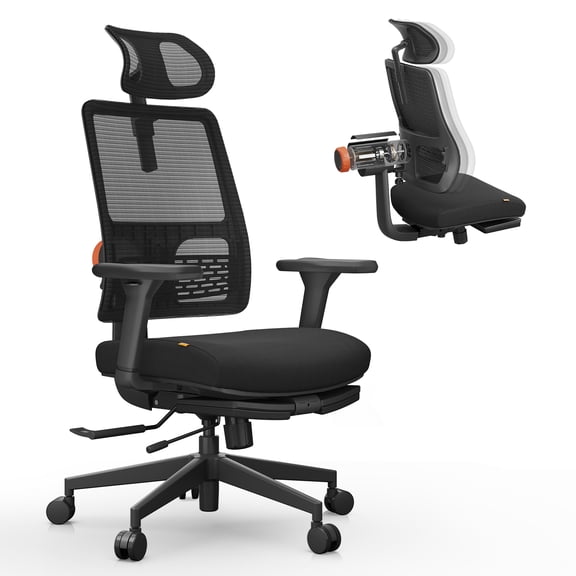Newtral MagicH-BP Ergonomic Office Chair with Dynamic Back Support & Footrest