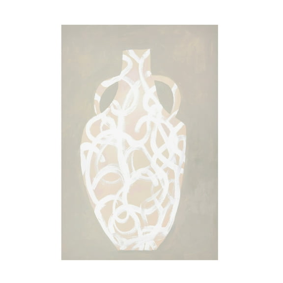 Canvas Wall Art - Design Fabrikken 'Clay Covered' Wall Art for Living Room, Bedroom, or Office Décor by Trademark Fine Art - 12 x 19 Inches