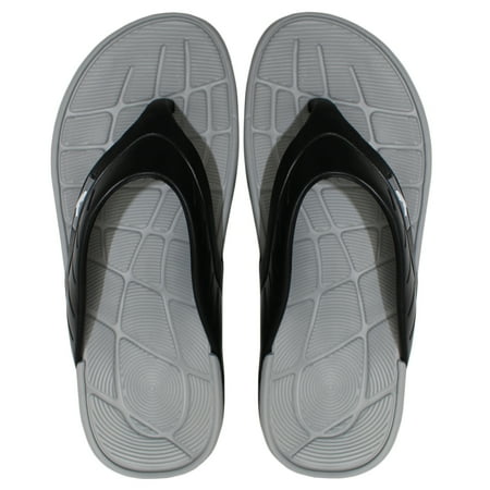 

Men s Thong Sandals flip Flops for Indoor Outdoor and Beach Gray 12