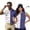 USA Letter Print, variant on Aplkyhs USA Letter Print Matching Golf Shirts for Couple Lightweight Quarter Zip Mens Hawaiian Shirt Golf Accessories for Men Machine Washable Quick Dry for Golf Enthusiasts