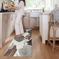 thumbnail image 6 of Kitchen Rugs and Mats Set of 2 Non Skid Kitchen Mats for Floor 2 Piece Cushioned Anti Fatigue Kitchen Rugs Sets PVC Comfort Floor Mat for Kitchen Office Sink, 6 of 6