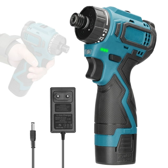 Amdohai Tournevis Lithium 18V Couple Réglable 2 Modes de Contrôle Outil de Réparation Multifonction Moteur Sans Balais
