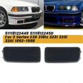 thumbnail image 2 of 1Pair Fog Light Hole Cover Trim For BMW 3 Series E36 318is 323i, 2 of 5