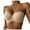 Beige, variant on Fashion Women's Transparent Invisible Bra With Strapless Back And Three Rows Of Buckle Underwear Everyday Bras