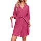 thumbnail image 3 of Ekouaer Robes for Women Waffle Knit Bathrobe Soft Lightweight Knee Length Loungewear S-XXL, 3 of 5