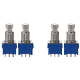 thumbnail image 1 of 4Pcs Guitar Effect Switches 9-Pin Guitar Effects Pedal Box Stomp Foot Metal Switch True Bypass Blue, 1 of 7