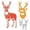 Deer, variant on 1Set 2Set 22Pcs Santa Claus Cutting Dies for DIY Scrapbooking Metal Christmas Chimney Die Cuts Embossing Stencils Template for Paper Card Making Decoration Album Craft Decor
