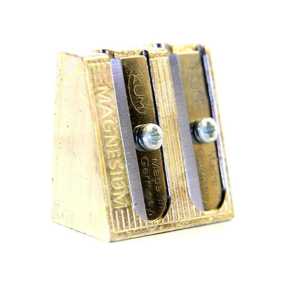 Magnesium Alloy Pencil Sharpener two-hole sharpener (pack of 8)