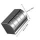 thumbnail image 2 of WRITWAA 1Ud Soporte De Papel Higiénico De Simple Para En Acero Plateado, 2 of 6