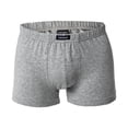 thumbnail image 4 of CECEBA Pantalones cortos para hombres, paquete de 2 - Pantalones cortos, básicos, Algodón elástico, M-8XL, lisos Gris XL (X-Large), 4 of 5