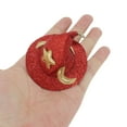 thumbnail image 4 of Unique Bargains 1 Pc Duckbill Clip Cute Halloween Star with Hat Design Hair Clip Red, 4 of 5