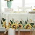 thumbnail image 3 of Oval Tablecloth 60x84in for Oval Table Waterproof Table Cloths for Dining Room Indoor Outdoor Table Cloth, 3 of 5