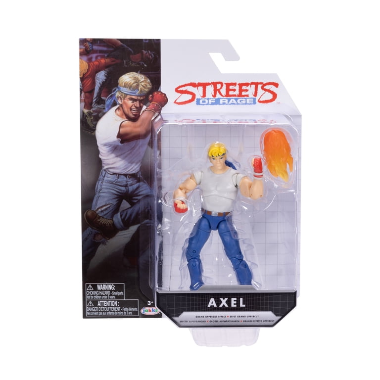 STREETS OF RAGE アクセル フィギュア SEGA Streets of Rage Axel Action Figure, 4 inch, 22 Points of