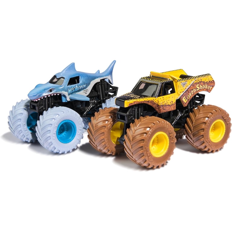 Monster Jam, Earth Shaker Vs. Megalodon Die-Cast Vehicles, 1:64