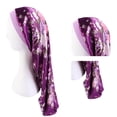 thumbnail image 4 of Hair Braid Bonnet Satin Extra Long Elastic Soft Hair Bonnet Sleep Cap for Women, 4 of 4