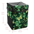 thumbnail image 5 of Saint Patrick's Day Mini Trash Can for Car - Foldable, with Lid, Leak-Proof, Hanging Storage Bag, 5 of 6