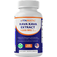 thumbnail image 2 of (2 pack) Vitamatic Kava Kava Extract 1000mg – Made with Magnesium, Ashwagandha, GABA, Theobromine, L-Theanine & Cacao – 120 Veg Capsules – Non-GMO & Gluten Free, 2 of 12