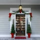 thumbnail image 5 of Cubierta para puerta con escena del nacimiento Cinta roja Cubiertas para puertas con escena del nacimiento Cubiertas para puertas de estanterías Decoraciones navideñas Papá Noel Navidad al aire..., 5 of 5