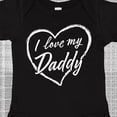 thumbnail image 4 of Inktastic I Love My Daddy in White Chalk Heart Boys or Girls Baby Bodysuit, 4 of 5