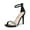 BLACK-RHINESTONE, variant on Women's Open Toe High Heels Stiletto Heeled Sandals Sexy Dressy Shoes