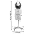 thumbnail image 2 of 1 PCS White 140-167cm/55.12-65.75in Height Salon Hair Steamer, Multi-function Hair Steamer Machine, Standing Hair Steamer, 700W 110V, 2 of 12