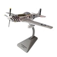 thumbnail image 2 of Avión de Combate Modelo Histórico P-51D Escala 1/72 Fundido en Aleación Réplica Decorativa para Escritorio Colección Entusiastas 13.8cmx15.7cm Adecuado para Regalo Decoración Hogar, 2 of 10