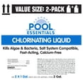 Pool Essentials Chlorinating Liquid for Swimming Pools, 2Pack