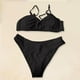 thumbnail image 4 of Traje de baño para mujer, moda, cómodo, bikini, traje de baño liso para mujer, bikinis, trajes de baño para mujer, conjuntos de bikini para mujer, trajes de baño bikini para mujer, 4 of 4