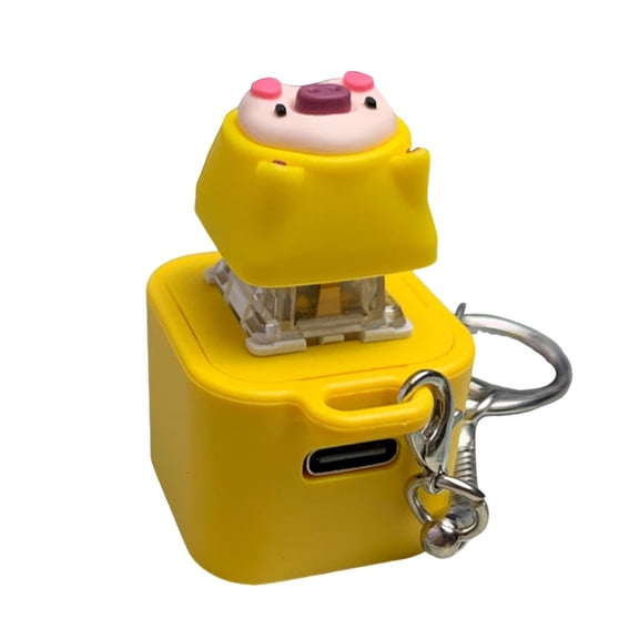 MOMOJIA Rechargeable Stress Relieving Keypad,AdultAn1ma1sFinger Finger Button Clicking Ornament For Classroom Office