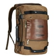 thumbnail image 2 of KAUKKO Mochila de viaje para hombres al aire libre, mochila de lona para acampar y caminar KAUKKO FH09-Khaki, 2 of 5