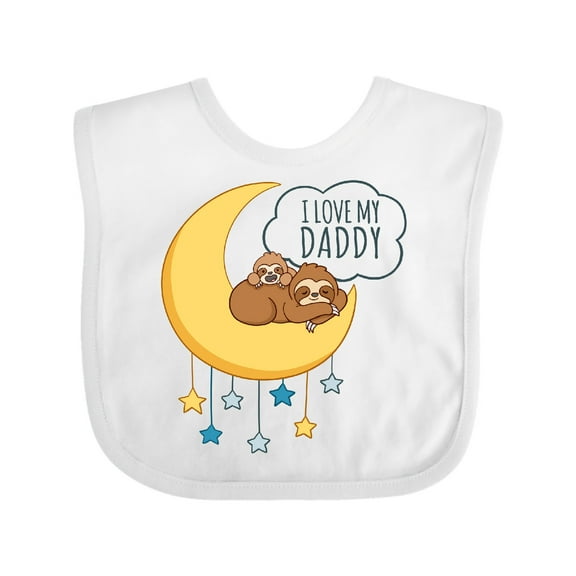 Inktastic I Love My Daddy Boys or Girls Baby Bib