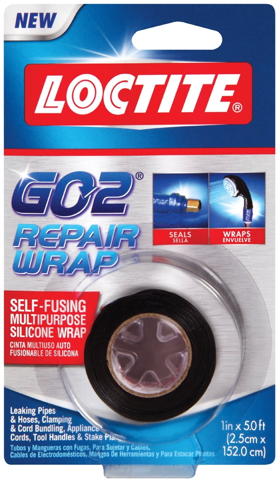 New Loctite GO2 WRAP 1 In X 7.5 Feet Roll Self-Fusing 