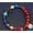 Piseces, variant on Twelve Constellation Blue San Constellation Bracelet 8mm Agate