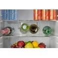 thumbnail image 3 of iio 24" 11 Cu Ft Bottom Freezer Retro Refrigerator, Fridge for Bedroom, Multiflow 360°, Small Mini Ice Cube Tray, 1 Fruit container, LED, Dorm RV Office Beverage Quiet Compressor, Cream (Left Hinge), 3 of 12