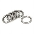 thumbnail image 4 of 20mm x 3mm Stainless Steel Webbing Strapping Welded O Rings 15 Pcs,15 x Welded Ring,silver, 4 of 4